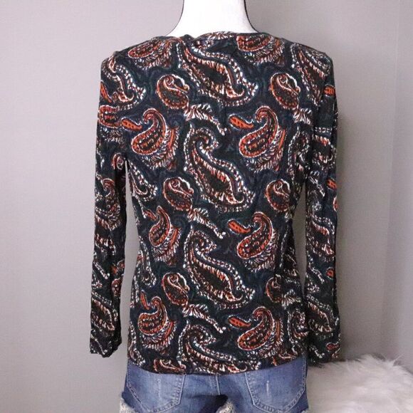 Talbots‎ | Paisley Print Knit Top MP - Picture 4 of 7